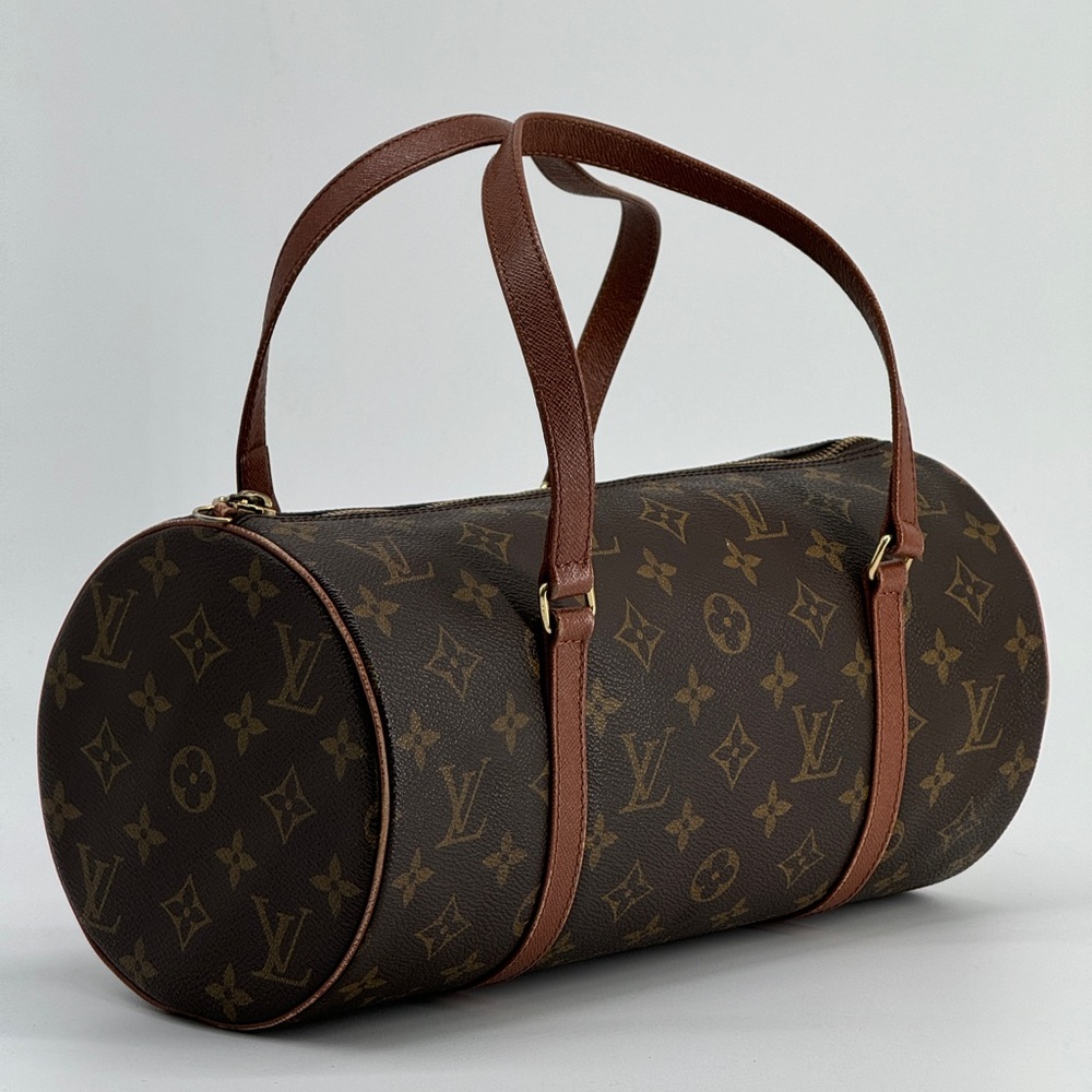 Louis Vuitton Papillon 30 Handbag in Brown Monogram Coated Canvas - Picture 1 of 11